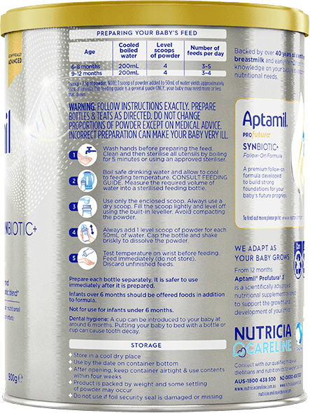 Aptamil, Profutura Follow-on Formula , From 6 to 12 Months, 900g