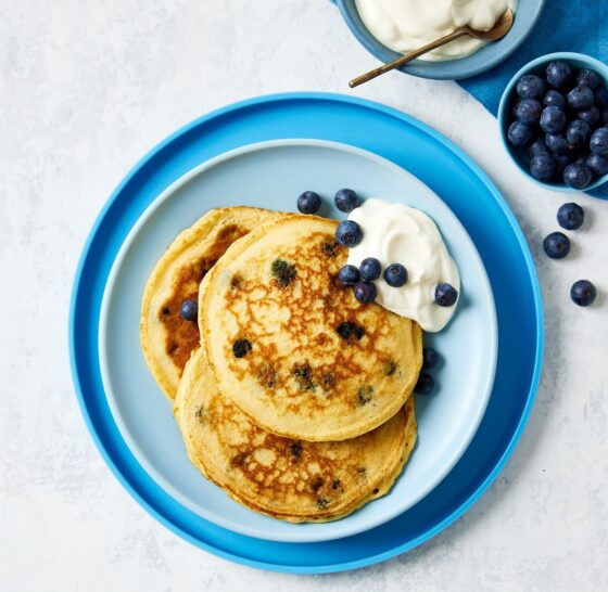 Berry Blue Breakfast Pancakes recipe