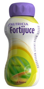 Fortijuice Tropical Flavour fat free reduced mineral content juice style oral nutritional supplement