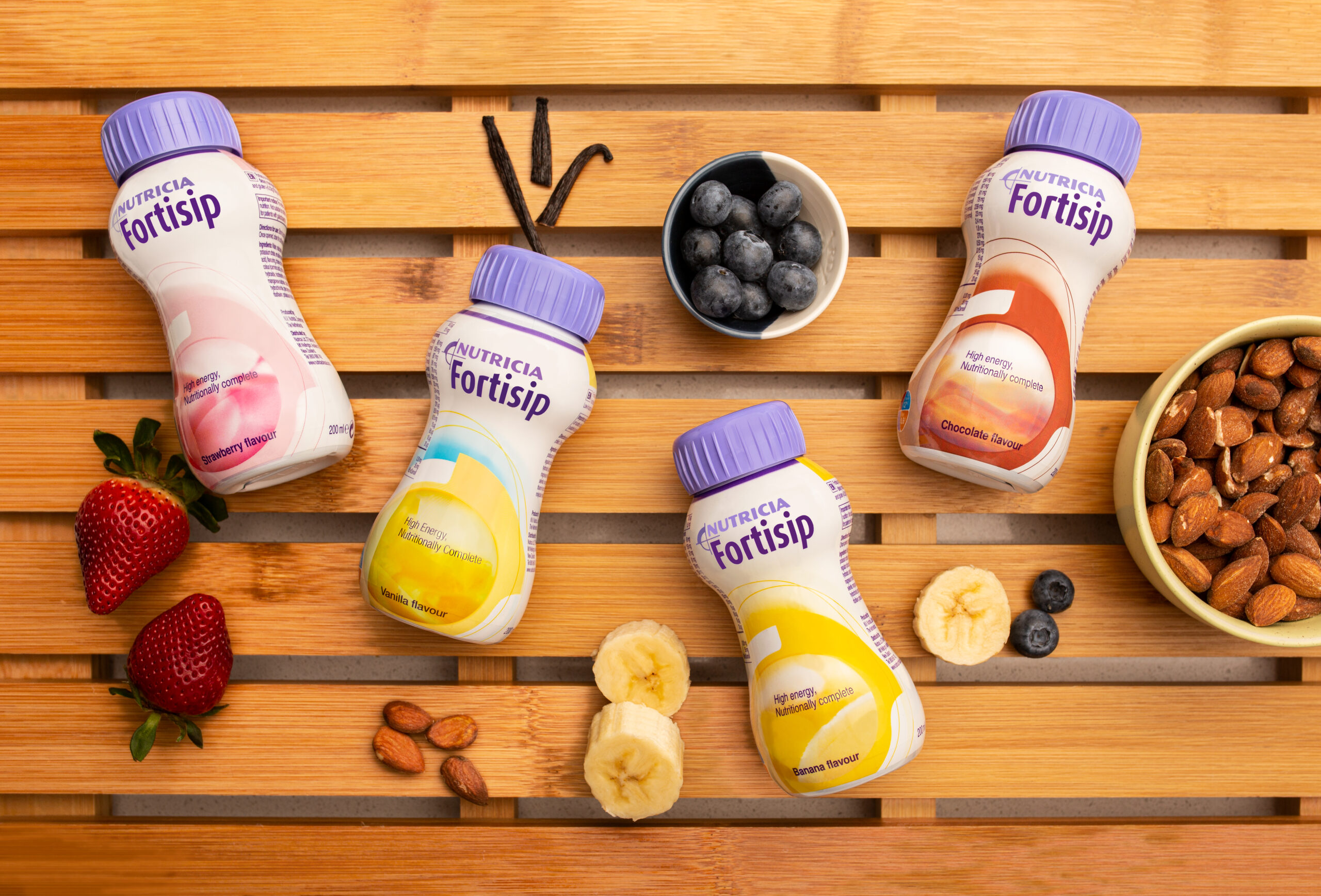 Delicious recipes using Fortisip, a nutritionally complete oral nutritional supplement.