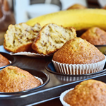 Banana bread muffins