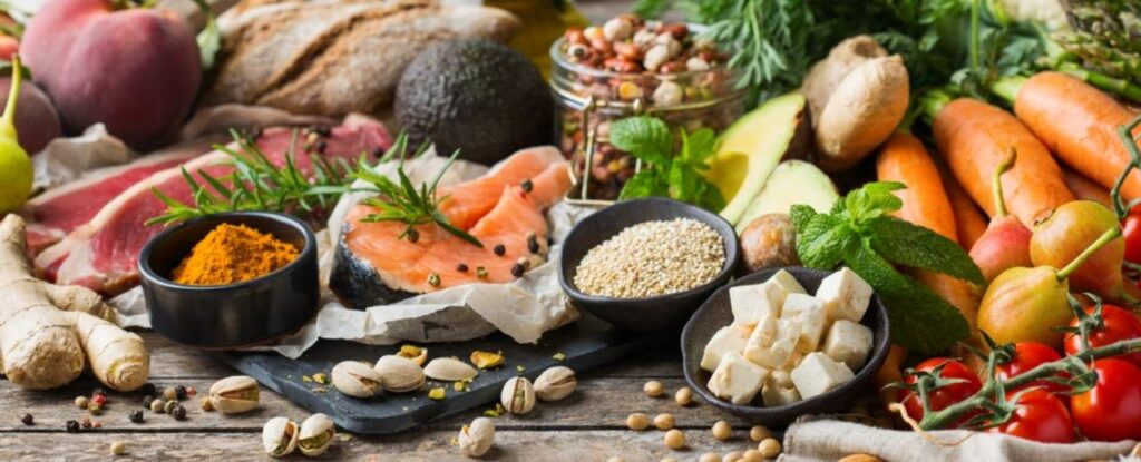 Fresh healthy ingredients