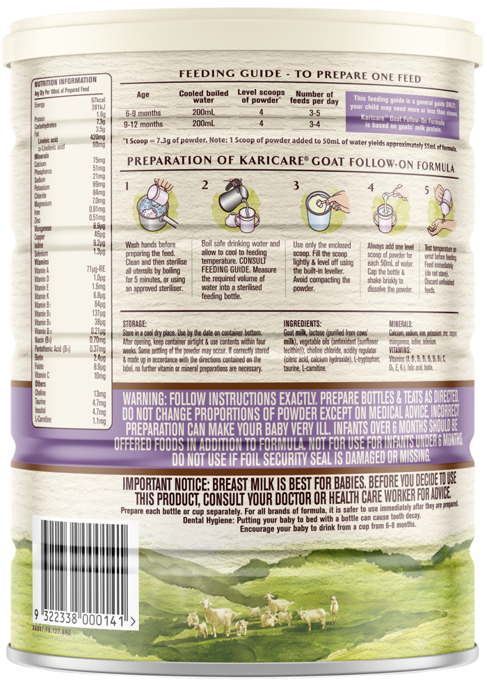 karicare goat milk