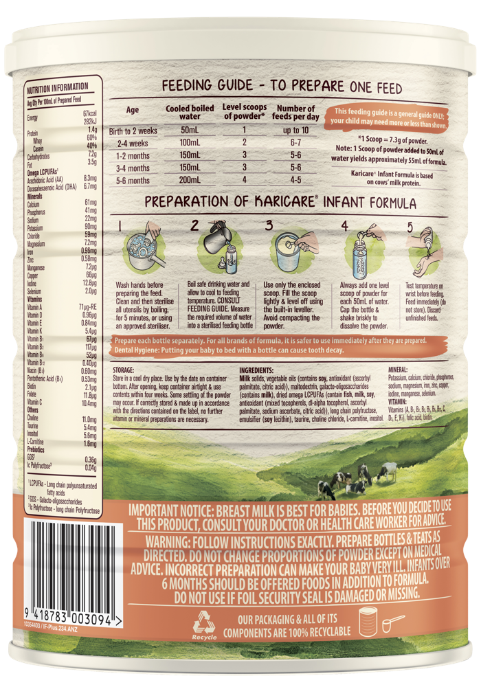 karicare formula