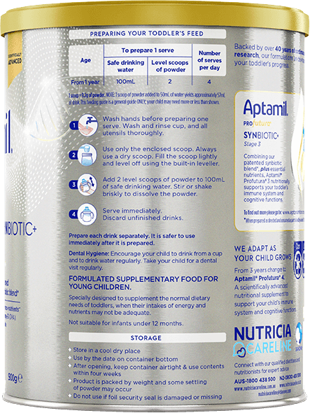 Aptamil, Profutura Protein Toddler Nutritional Supplement, From 1 year, 900g