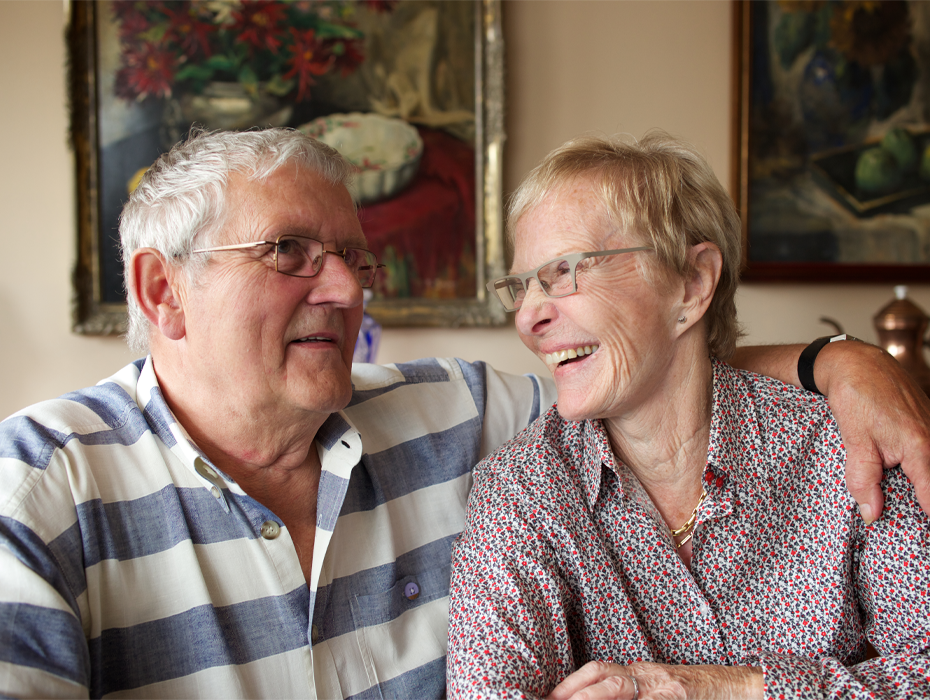 Elderly couple